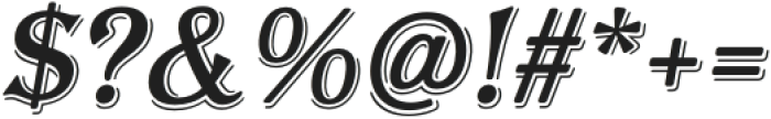 AlgerianRndAltS-Italic otf (400) Font OTHER CHARS