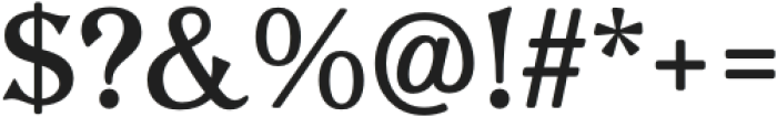 AlgerianRndAltSPlain-Regular otf (400) Font OTHER CHARS