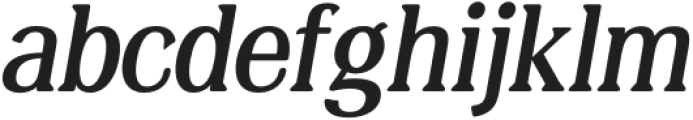 AlgerianRndAltXPlain-Italic otf (400) Font LOWERCASE