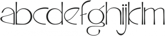 Algeron Regular otf (400) Font LOWERCASE