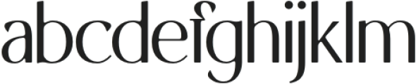 Algha-Regular otf (400) Font LOWERCASE