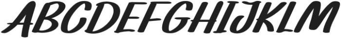 Algica Italic otf (400) Font UPPERCASE