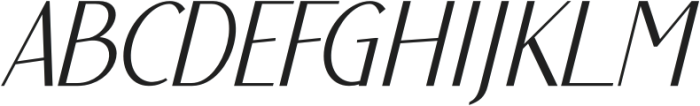 Algiesa Italic otf (400) Font UPPERCASE