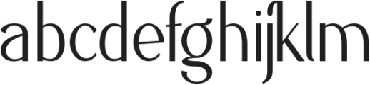 Algiesa otf (400) Font LOWERCASE