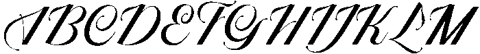 Algloria Script Black otf (900) Font UPPERCASE