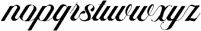 Algloria Script Black otf (900) Font LOWERCASE