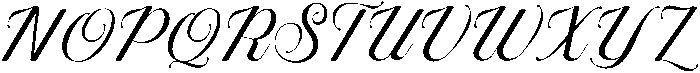 Algloria Script Bold otf (700) Font UPPERCASE
