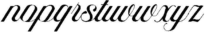 Algloria Script Bold otf (700) Font LOWERCASE