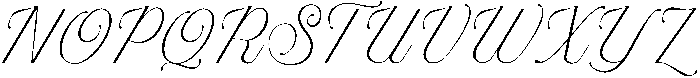 Algloria Script Extra Light otf (200) Font UPPERCASE
