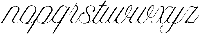 Algloria Script Extra Light otf (200) Font LOWERCASE
