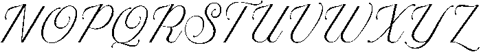 Algloria Script Light otf (300) Font UPPERCASE