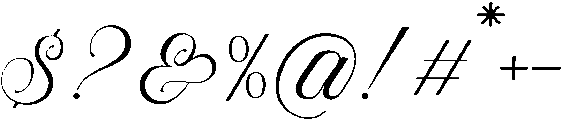 Algloria Script Medium otf (500) Font OTHER CHARS