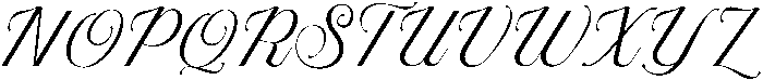 Algloria Script Medium otf (500) Font UPPERCASE