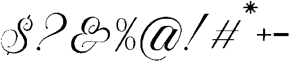 Algloria Script Semi Bold otf (600) Font OTHER CHARS