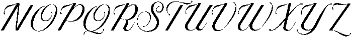 Algloria Script Semi Bold otf (600) Font UPPERCASE