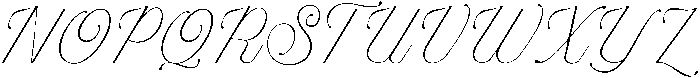 Algloria Script Thin otf (100) Font UPPERCASE
