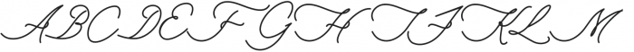 Aliantyara Signature otf (400) Font UPPERCASE