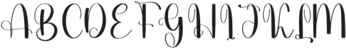Alica Regular otf (400) Font UPPERCASE
