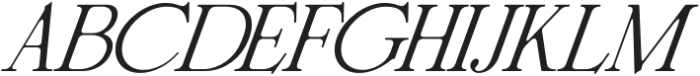 Alicent Hightower Italic Italic otf (400) Font UPPERCASE