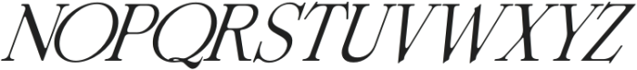 Alicent Hightower Italic Italic otf (400) Font UPPERCASE