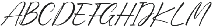 Alicer Script Regular otf (400) Font UPPERCASE