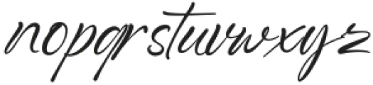 Alicer Script Regular otf (400) Font LOWERCASE