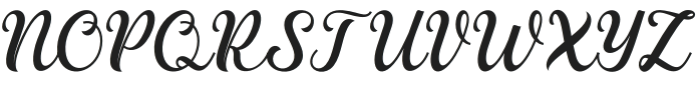 Alicia Regular otf (400) Font UPPERCASE