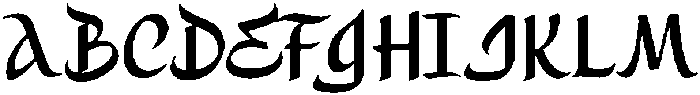 Alidin Bold otf (700) Font UPPERCASE