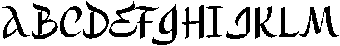 Alidin otf (400) Font UPPERCASE