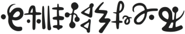 Alien_Hieroglyph ttf (400) Font OTHER CHARS
