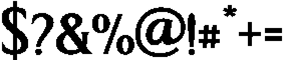 Alifira otf (400) Font OTHER CHARS