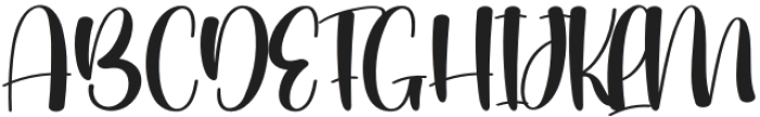 Aligator Regular otf (400) Font UPPERCASE