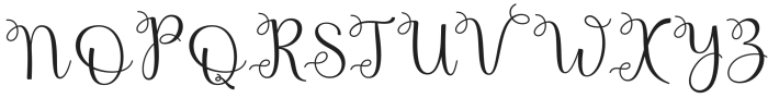 Aligatos Regular otf (400) Font UPPERCASE