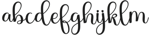 Aligatos Regular otf (400) Font LOWERCASE