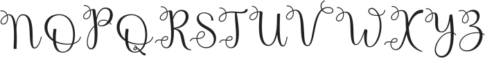 Aligatos Regular ttf (400) Font UPPERCASE