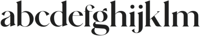 Aligha Regular otf (400) Font LOWERCASE