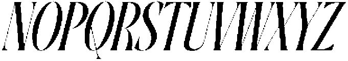 Aligner Italic Italic otf (400) Font UPPERCASE