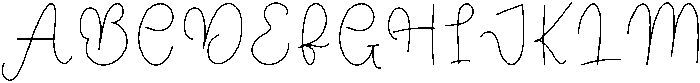Alignment Regular otf (400) Font UPPERCASE