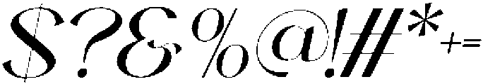 Alika Italic otf (400) Font OTHER CHARS