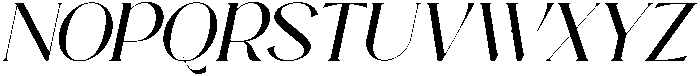 Alika Italic otf (400) Font UPPERCASE
