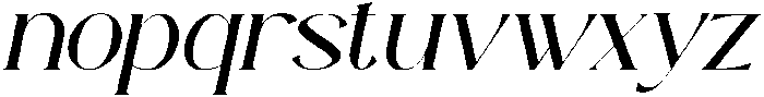 Alika Italic otf (400) Font LOWERCASE