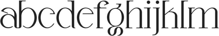 Alika otf (400) Font LOWERCASE