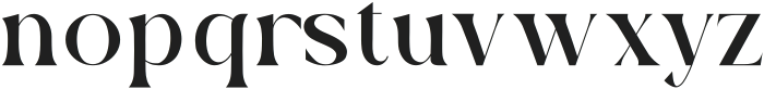 Alikro otf (400) Font LOWERCASE
