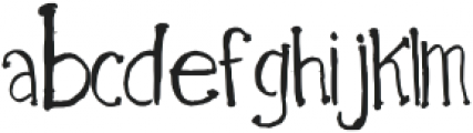 Alimtapa Regular otf (400) Font LOWERCASE