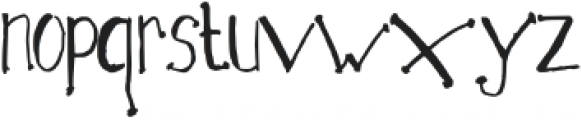 Alimtapa Regular otf (400) Font LOWERCASE