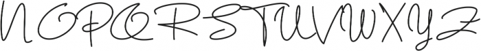 Aline Signature otf (400) Font UPPERCASE
