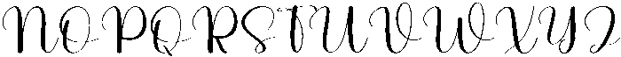 Alisha Regular otf (400) Font UPPERCASE