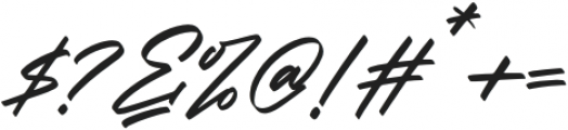 Alishakey Italic otf (400) Font OTHER CHARS