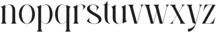 Alissan Regular otf (400) Font LOWERCASE