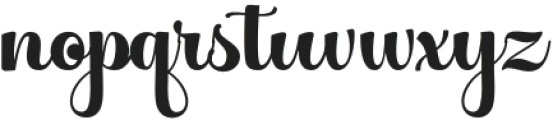 AlistaScript-Regular otf (400) Font LOWERCASE